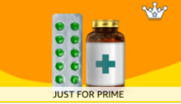 Get 8% upto 200 Back on Min. Order of Rs.2000 on Amazon pharmacy