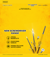 STANLEY Register and win a Free Screwdriver Set 