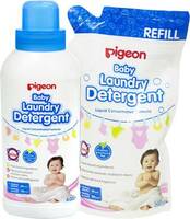 Pigeon BABY LAUNDRY DETERGENT LIQUID COMBO (600ML BOTTLE + 500 REFILL) Liquid Detergent  (1.1 L)