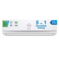 Godrej 5 in 1 Convertible 1.5 Ton 5 Star Inverter Split AC (Copper Condenser, Anti Dust Filter, SIC 18ITC5 WWR)