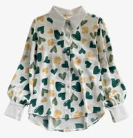  GRECIILOOKS Women's Rayon Standard Neck Fancy Top for Girls Printed 