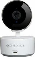 ZEBRONICS Zeb-Smart CAM 102 Smart WiFi PTZ Indoor Camera with Motion Detection, Day/Night Mode, Micro SD Card Slot, 2 Way Audio, for Home/Office/Shop