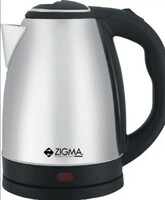 Zigma MAXX Plus 1500 W Stainless Steel Electric Kettle (1.8 L, Silver, Black) 