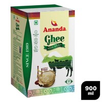 Ananda Traditional Bilona Method Cow Ghee 900 ml