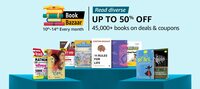 Amazon Book Bazaar up to 50% off on Books + Coupons + Buy More Save More | 10th - 14th March