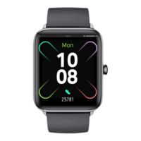 fastrack Reflex Vox Smartwatch with Activity Tracker (42.92mm HD Display, 5ATM Water Resistant, Black Strap)