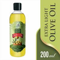 LAXMI ORGANIC extra light virgin olive oil for cooking Olive Oil PET Bottle (200 ml)