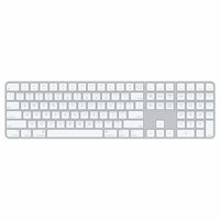 Apple Magic Keyboard with Touch ID and Numeric Keypad US English - Silver ((for Mac Silicon Running macOS 11.4 or Later)