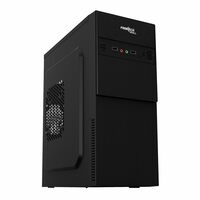 FRONTECH Wall Silver Series Cabinet/Computer Case with HD Audio | ATX/Mini ATX Compatible | 2 x Front USB | Ideal for Home/Office/Gaming (FT 4267, Black)
