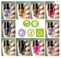 (Pack of 10) Fashion Bar New Gel Effect Long lasting and quick-dry Luxury Nail Paint Set DB Multicolor  (Pack of 10)