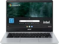 Acer Intel Celeron Dual Core N4500 - (8 GB/128 GB SSD/Chrome OS) CB314-3H-C5QE Chromebook  (14 inch, Silver, 1.45 Kg)