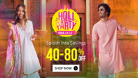 Myntra Holi Party Sale - Get 40-80% Off + 10% Discount on ICICI/HSBC Bank Cards (14-17th March) 