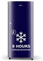 Whirlpool 184 L Direct Cool Single Door 3 Star Refrigerator  (Solid Blue / Blue, 205 WDE CLS 3S SAPPHIRE BLUE-Z)