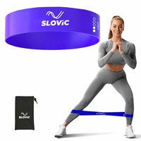 SLOVIC Resistance Loop Bands 100% Natural Latex Exercise Bands with 1 Year Warranty Mini Resistance Loop Band for Full Body Exercises - Blue [Apply ₹100 Off Coupon]