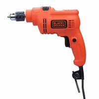 BLACK+DECKER KR5010 550W 10mm 2800 RPM Corded Single Speed Hammer Drill Driver Machine
