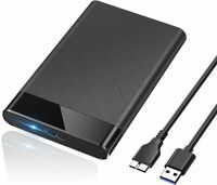 Dyazo 2.5 Inch SATA USB 3.0 HDD / SSD Portable External Hard Disk Enclosure 7 MM and 9.5 MM Tool Free