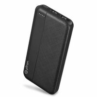 pTron Newly Launched Dynamo Lite 10000mAh 12W Power Bank, Made in India, Dual USB Charging Ports, 2 Input Ports Type-C & Micro USB, Slim Design & Multiple Layers of Protection (Black)