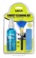 Gizga Essentials Professional Cleaning Kit for Mobile, Laptops, Cameras and Sensitive Electronics (Includes: Plush Micro-Fiber Cloth, 45ML Antibacterial Cleaning Solution)