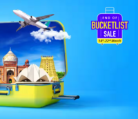 Adani One End Bucketlist Sale - Upto Rs 2500 Off on Domesttic Flights & More Offers [14 - 22 March]