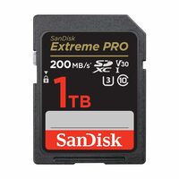 SanDisk Extreme Pro SD UHS I 1TB Card for 4K Video for DSLR and Mirrorless Cameras 200MB/s Read & 140MB/s Write [Apply 43% off coupon]