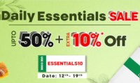 Zandu Care Daily Essentials Sale [12 - 19 March]- Upto 50% Off + 10% Additional Off 