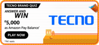 Amazon Tecno Brand Quiz
