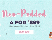 Clovia- Buy 4 @899 Non Padded Bra 