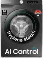 SAMSUNG 7 kg 5 Star, Al, Wi-Fi, Digital Inverter Fully Automatic Front Load with In-built Heater Silver (wW70T502NANTTL)