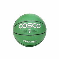 Cosco Premier Leather Basketball, Size 3 (Multicolour)