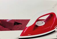 Havells Glace 750 Watt Dry Iron (Ruby & White)