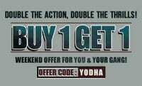 BookMyShow Yodha movie BOGO Offer (upto 4 free tickets)