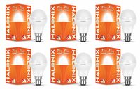 Halonix 7-watt Base B22 Led Bulb (Pack of 6, White)