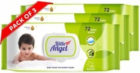 Little Angel Super Soft Baby Wipes with Aloe Vera Extract, Lid pack (0.7/unit)