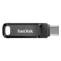 SanDisk Ultra Dual Drive Go 128GB USB 3.1 (Type-A) to USB 3.1 (Type-C) OTG Pen Drive (Auto Back-Up, SDDDC3-128G-I35, Black)