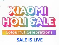 Xiaomi Holi Sale - Up to 50% Off + Extra Coupon Off on TV Mobiles