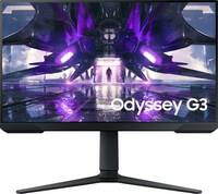 SAMSUNG Odyssey G3 24 inch Full HD VA Panel with Height Adjustable Stand, Eye Saver Mode, 3-Sided Borderless Display Flat Gaming Monitor (LS24AG320NWXXL)  (AMD Free Sync, Response Time: 1 ms, 165 Hz Refresh Rate)