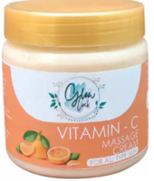 Glow Lock Professional Vitamin C Skin Lightening & Brightening Massage Cream For Face And Body  (200 g)