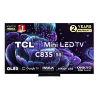 TCL C835 138.7 cm (55 inch) 4K Ultra HD LED Smart Android TV with Voice Assistance (2022 model)