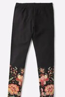 Floral Print Leggings with Elasticated Waist