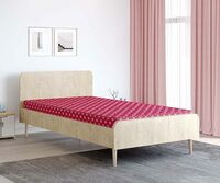 Euro Dreams Elixir PU Foam 4-inch Single High Density (HD) Foam Mattress (Maroon, 72x36x4)