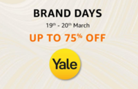 YALE Days -  Upto 75% Off + Extra Bank Discount