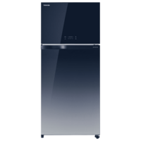 TOSHIBA 661 Litres 2 Star Frost Free Double Door Refrigerator with Automatic Ice Maker (GR-AG66INA, Gradiation Blue Glass)