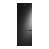 Electrolux UltimateTaste 300 360 Litres 2 Star Frost Free Double Door Bottom Mount Refrigerator with Door Alarm (EBB3702K-H, Glossy Black Steel)