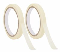 GLUN® Masking Tape 0.5(Half) Inch 20 Meter Multipurpose for Carpenter, Labelling, Painting, no leave adhesive after use Pack of 1