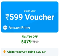 599/- Amazon prime voucher at 479/-