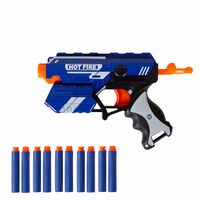Gooyo GY-7037 Blaze Storm Bullet Toy Gun with 5 Foam Bullets & 5 Suction Dart Bullets for Kids