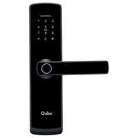 Qubo Smart Locks (5 Way Unlock, OC-HLM02BL1, Matte Black)