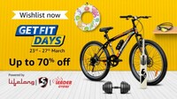 Amazon Get fit days Upto 70% Off + 10% Bank offer [23-27 mar] 