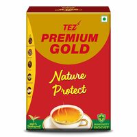 TEZ Premium Gold Nature Protect Assam Black Loose CTC Leaf Tea, 250 Grams Box