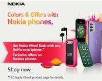 Nokia Brand Days - Get Nokia Wired Buds With Any Nokia Smartphone [Exclusive Offers On Feature Phones]